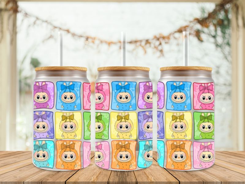 Double Sided Labubu Squares Lots