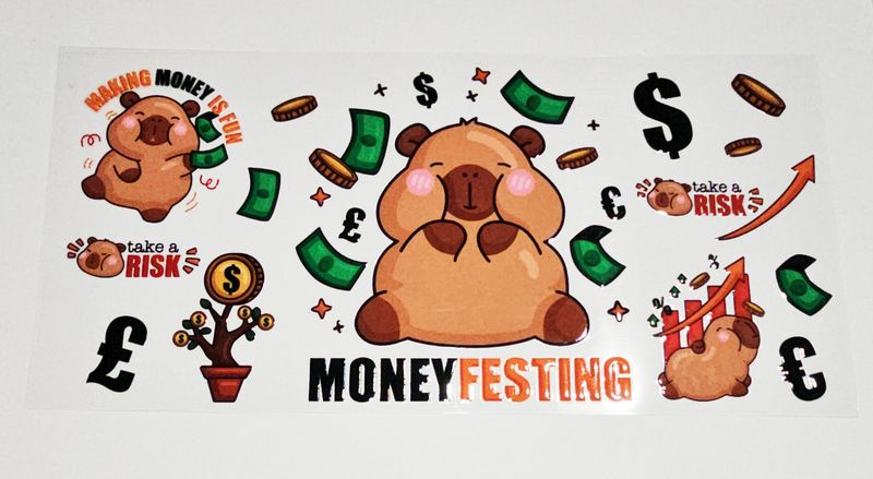 Double Sided Cute Pig MoneyFesting