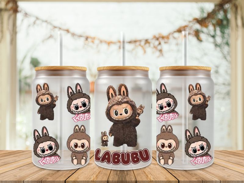 Double Sided Labubu Brown