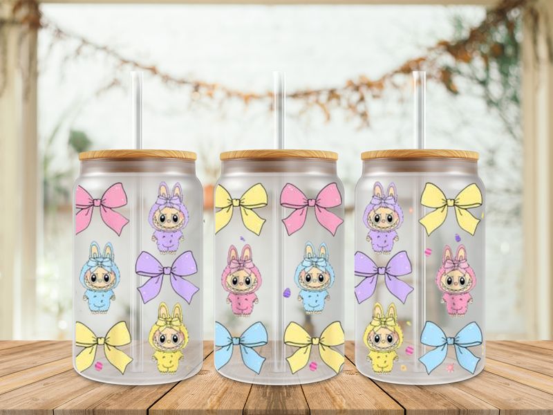 Double Sided Labubu With Bows &amp; Eggs