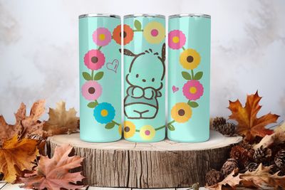 20oz Skinny Sublimation Tumbler Wrap Print - Pochaco