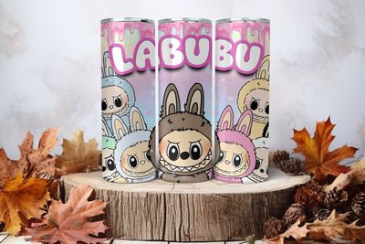 20oz Sublimation Tumbler Wrap Print - Labubu #20