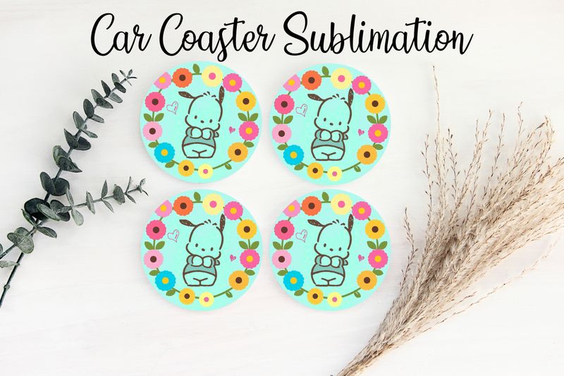 Car Coaster Sublimation Print - Pochaco