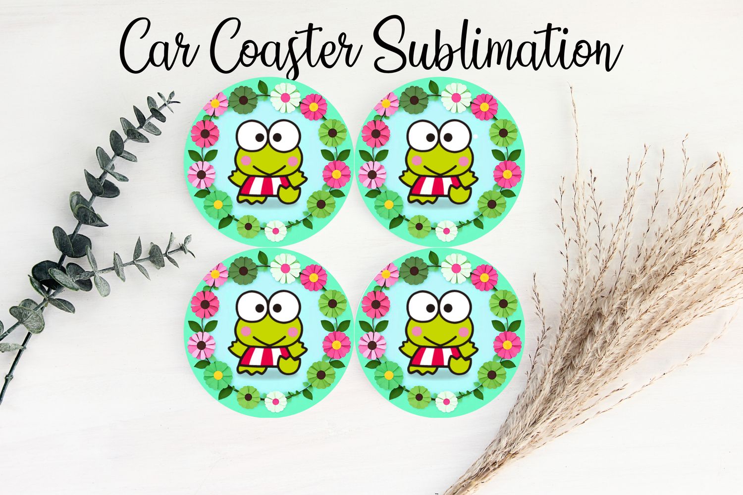 Car Coaster Sublimation Print - Kerropi