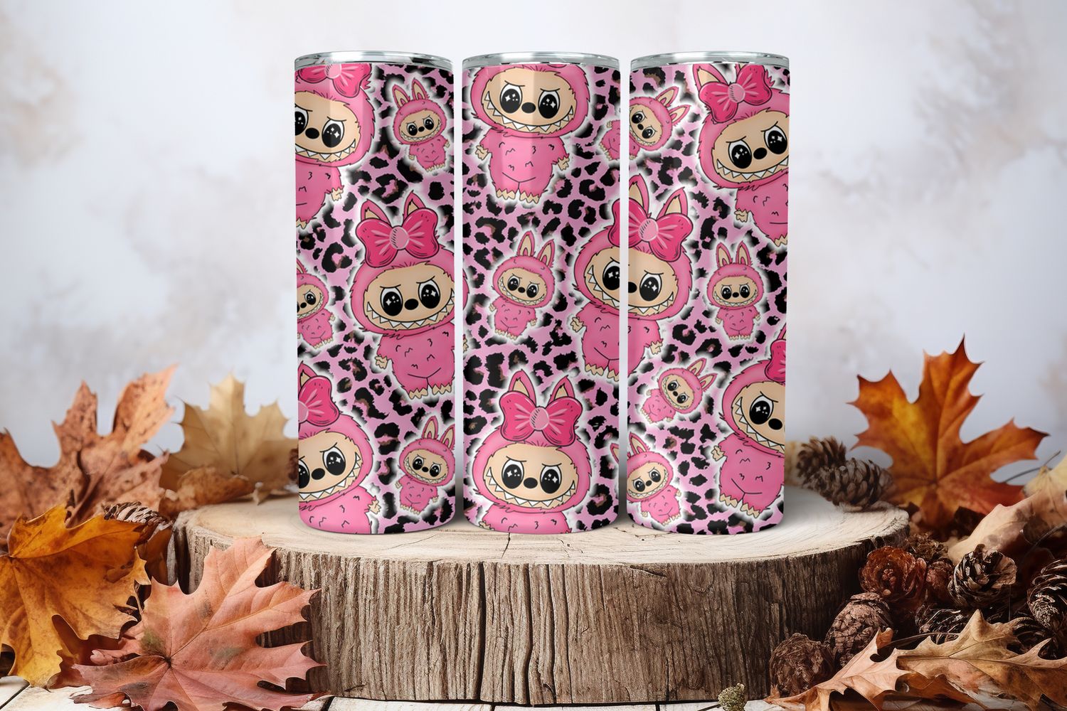 20oz Sublimation Tumbler Wrap Print - Labubu #14