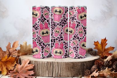 20oz Sublimation Tumbler Wrap Print - Labubu #14