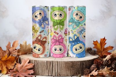 20oz Sublimation Tumbler Wrap Print - Labubu #42