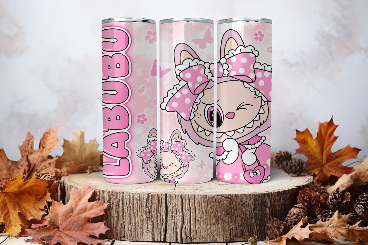 20oz Sublimation Tumbler Wrap Print - Labubu #21
