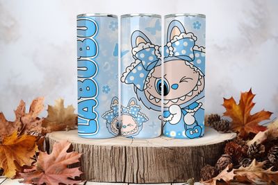 20oz Sublimation Tumbler Wrap Print - Labubu #24