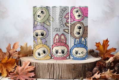 20oz Sublimation Tumbler Wrap Print - Labubu #27