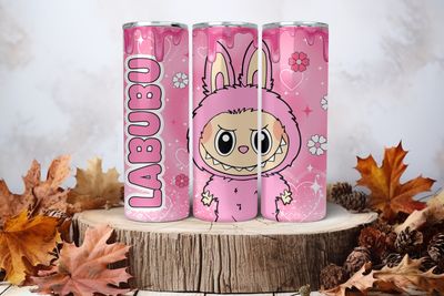 20oz Sublimation Tumbler Wrap Print - Labubu #32