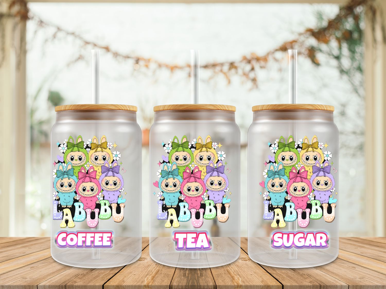 Labubu Colourful Coffee Tea Sugar