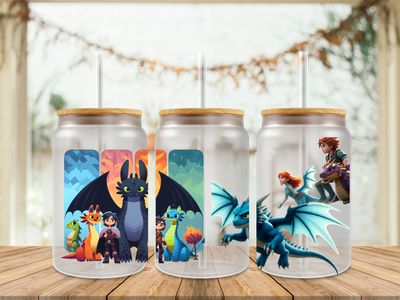 Double Sided How To Train Your Dragon Colour Splash 2