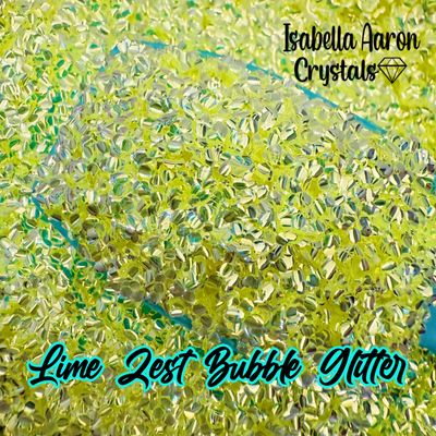 Lime Zest Bubble Glitter