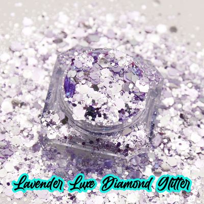 Lavender Luxe Diamond Chunky Glitter
