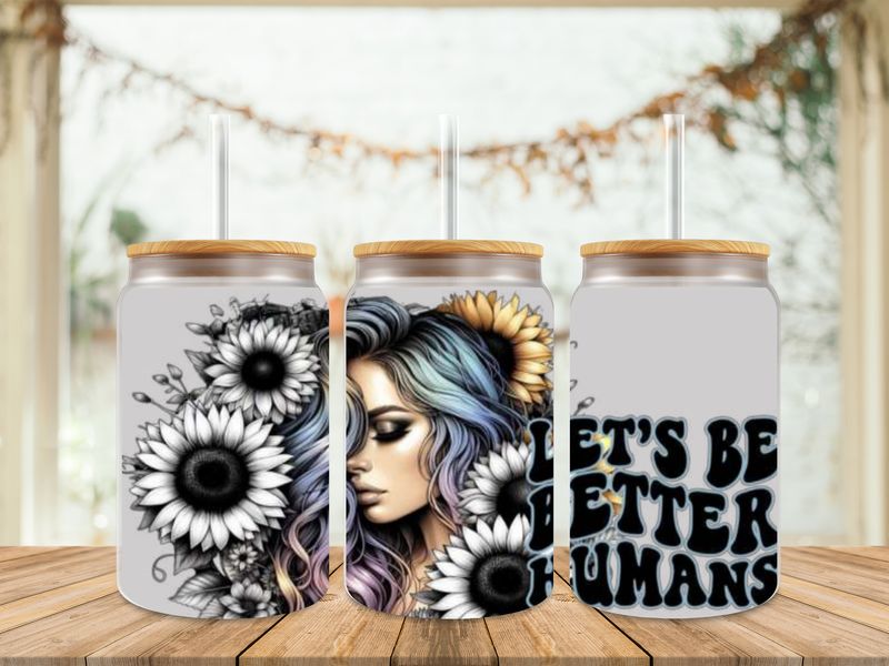 Double Sided Tattooed Girl Let&#39;s Be Better Humans