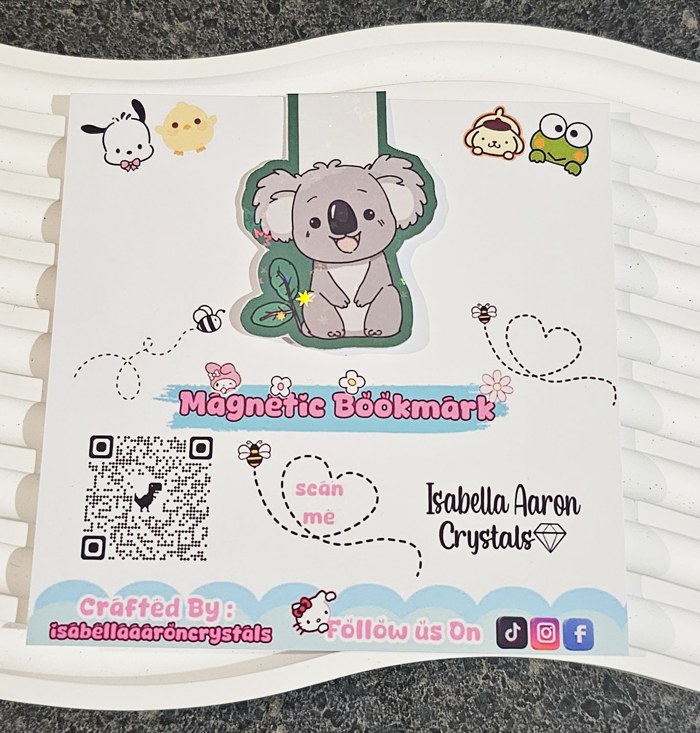 Animals Magnetic Bookmark