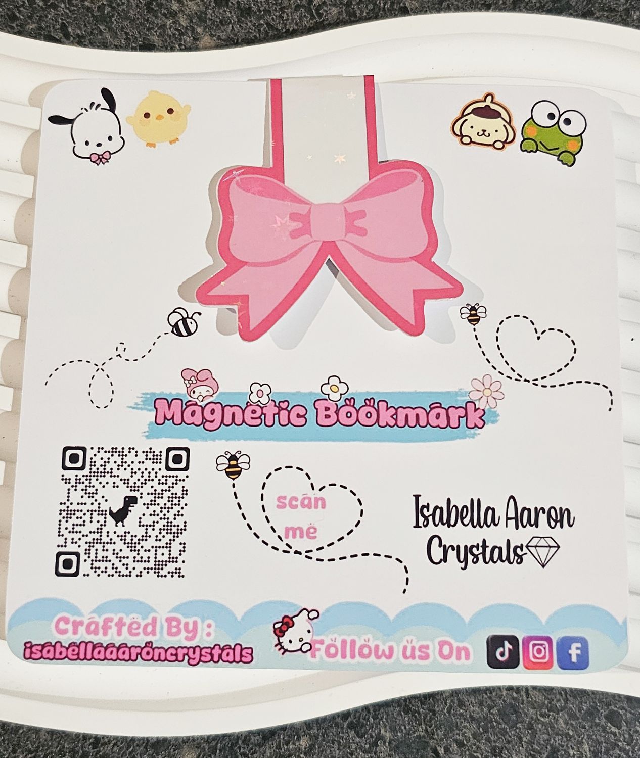 Cutesy Magnetic Bookmark