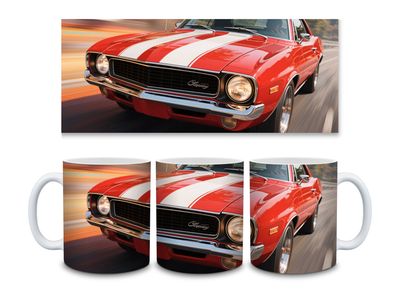 Red Car 2nd 11oz Mug Sublimation Wrap Print