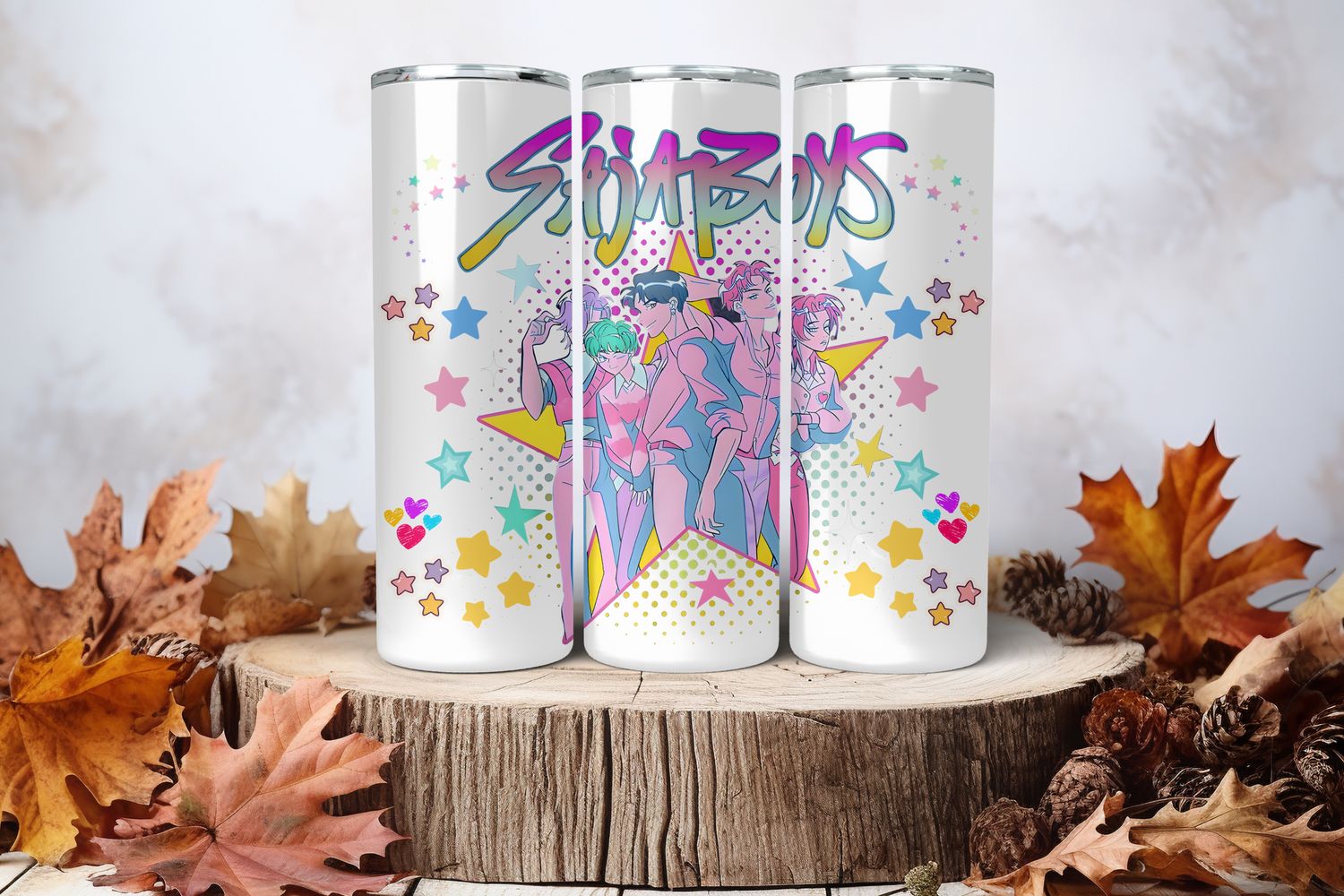 20oz Skinny Sublimation Tumbler Wrap Print - Kpop #8
