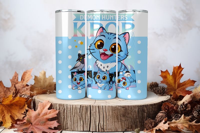 20oz Skinny Sublimation Tumbler Wrap Print - Kpop #9
