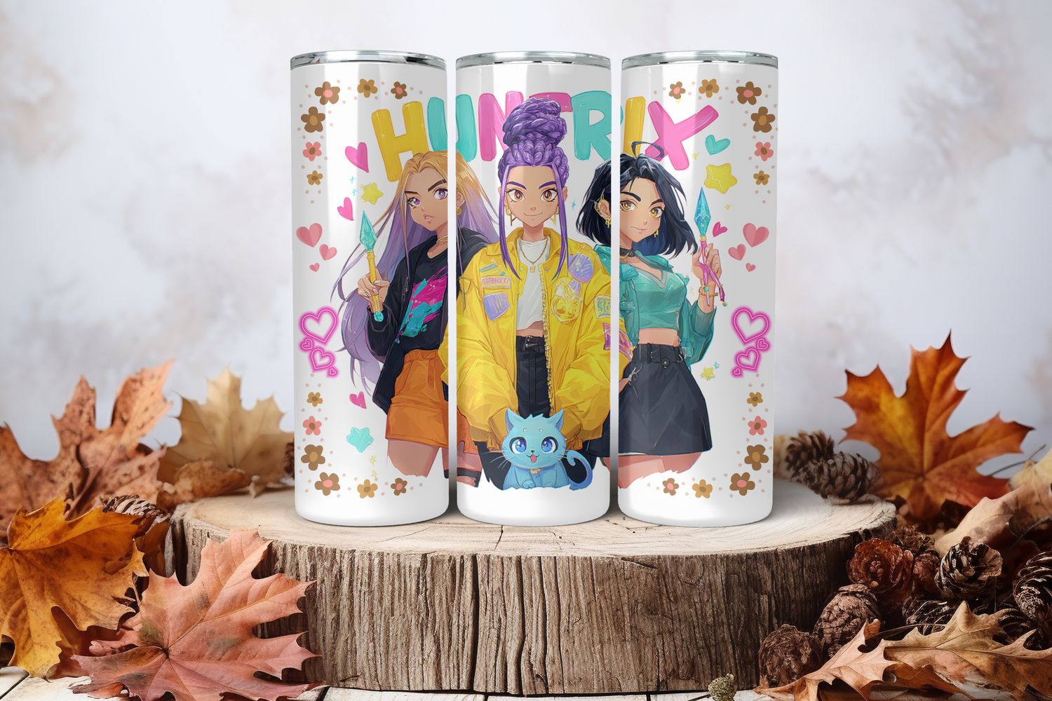 20oz Skinny Sublimation Tumbler Wrap Print - Kpop #14