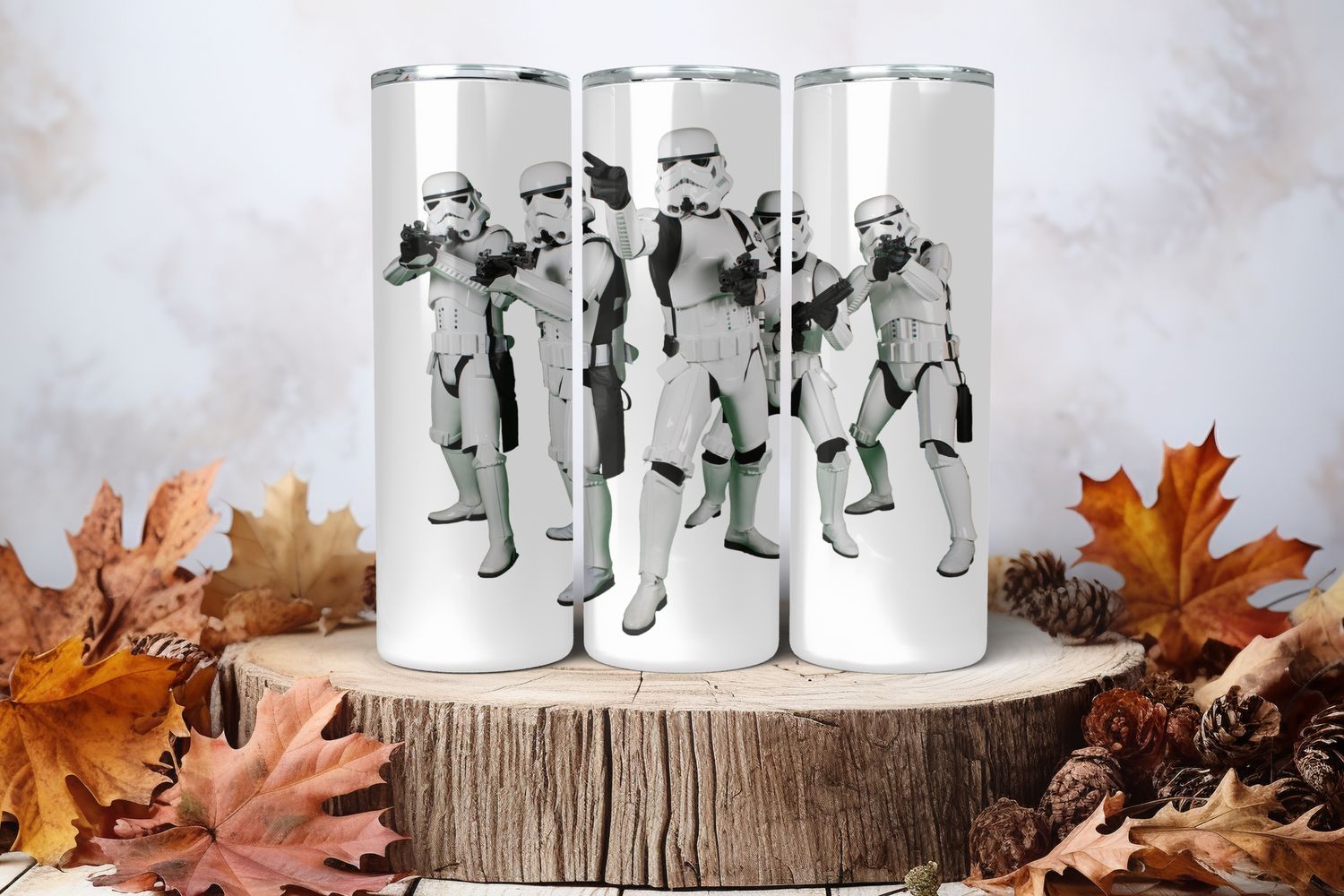 20oz Skinny Sublimation Tumbler Wrap Print - Stormtrooper