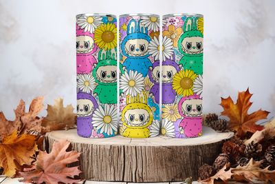 20oz Sublimation Tumbler Wrap Print - Labubu #56