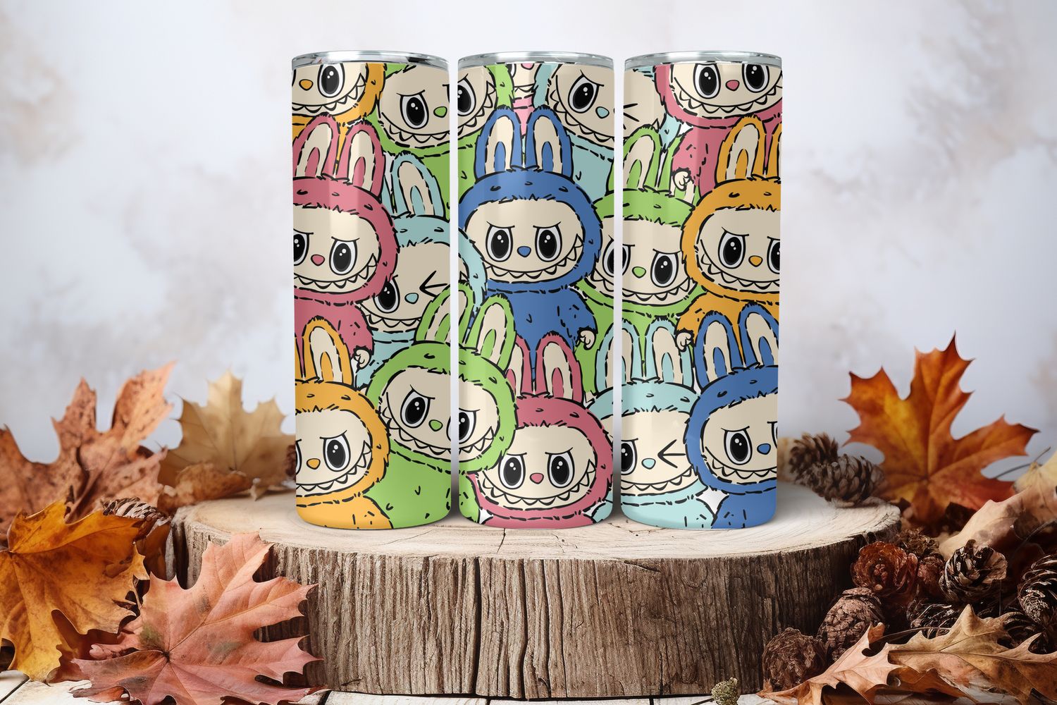 20oz Sublimation Tumbler Wrap Print - Labubu #52