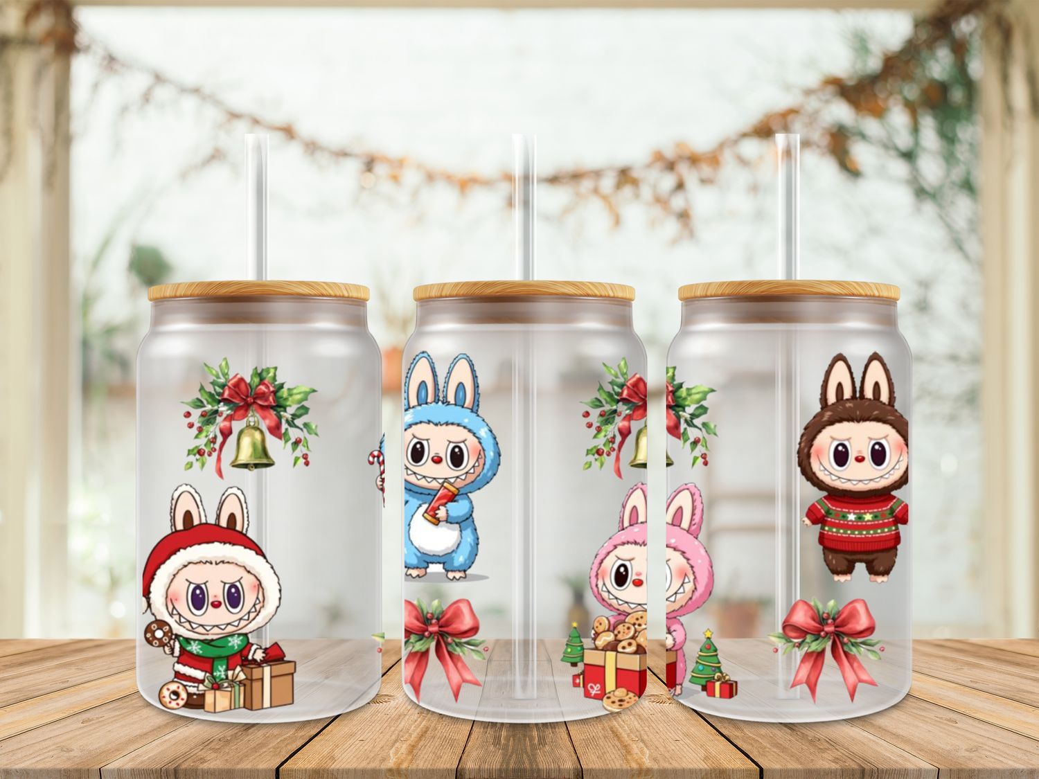 Double Sided Labubu Christmas #3