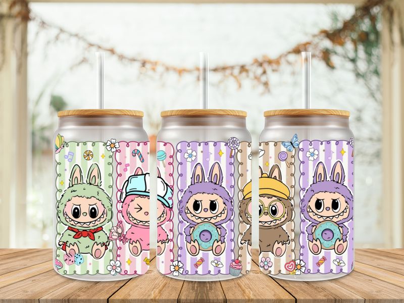 Double Sided Labubu Five Donut Lollies