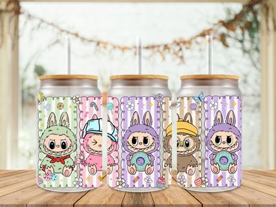 Double Sided Labubu Five Donut Lollies