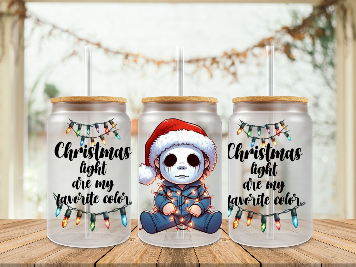 Double Sided Michael Myers Christmas Light
