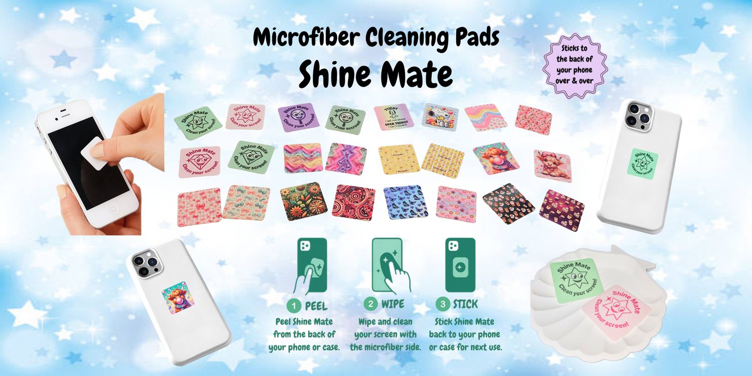 Shine Mate Microfiber Cleaning Pads – 2 Pack