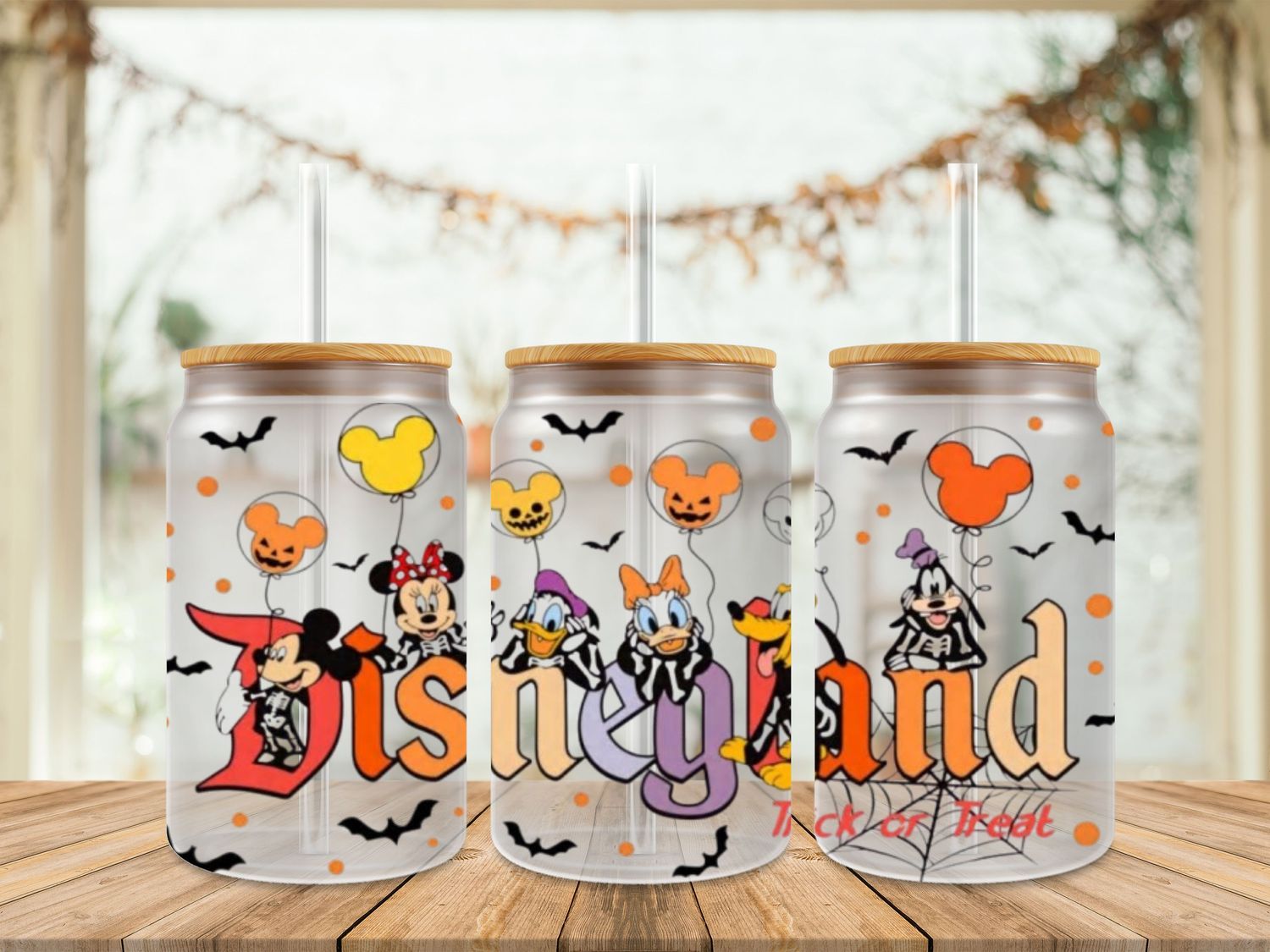 Disneyland Trick Or Treat Uv Dtf Wrap
