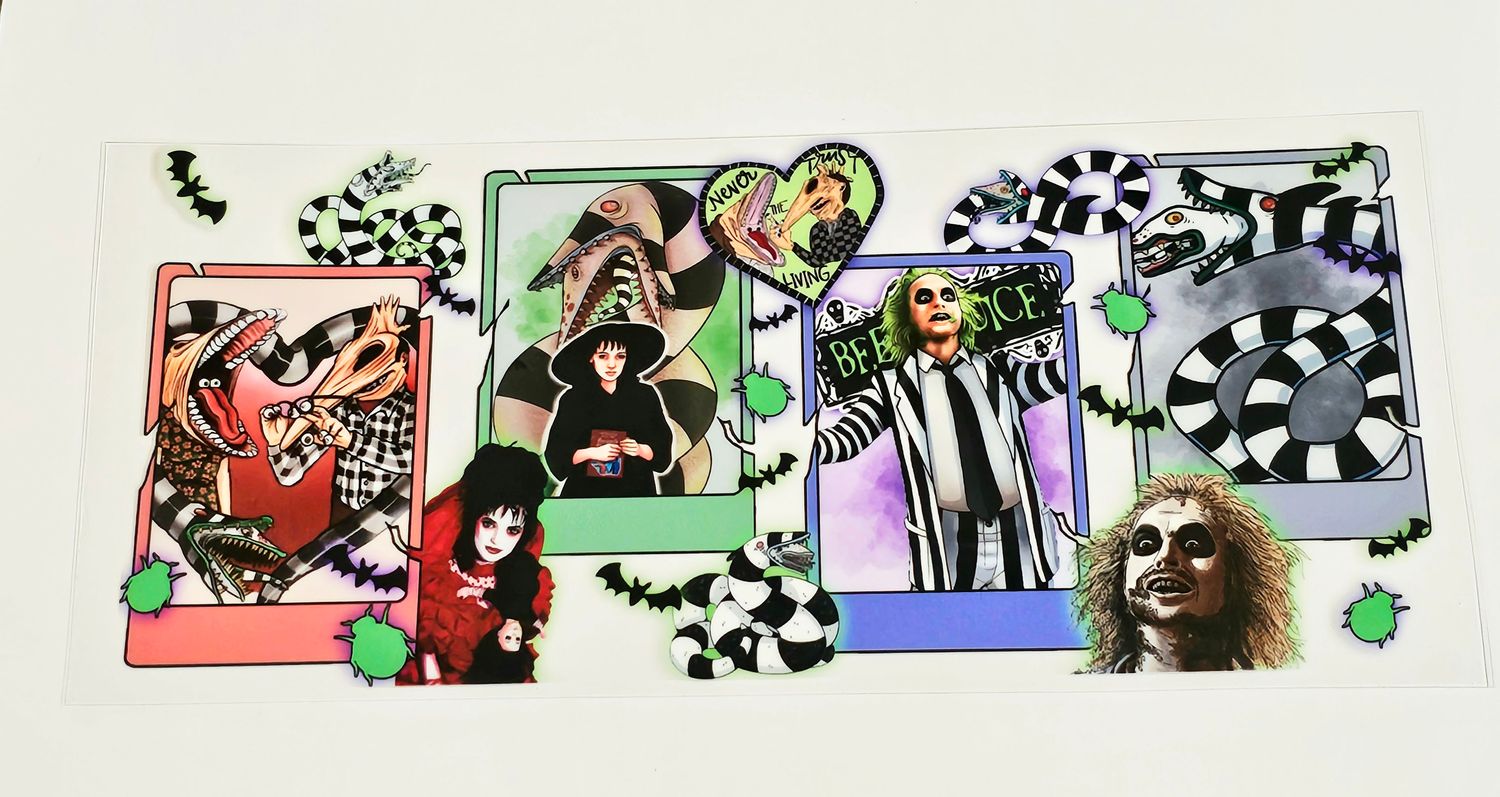 Beetlejuice Uv Dtf Wrap