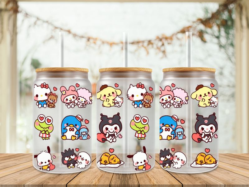 Double Sided Cute Sanrio All Uv Dtf Wrap