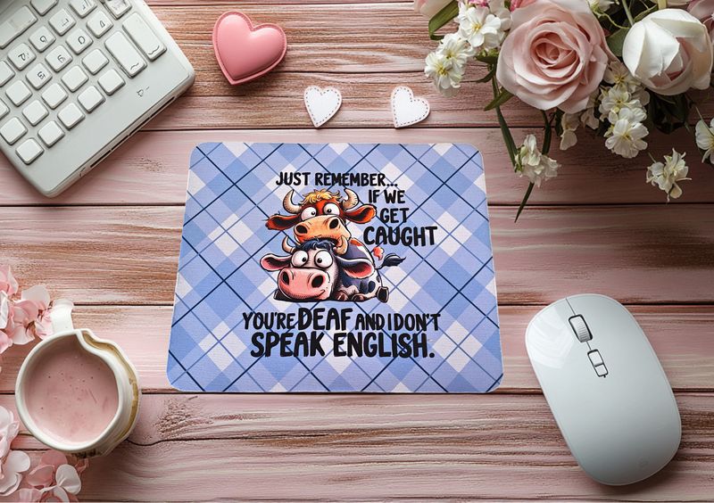 Funny Cows Mouse Pad