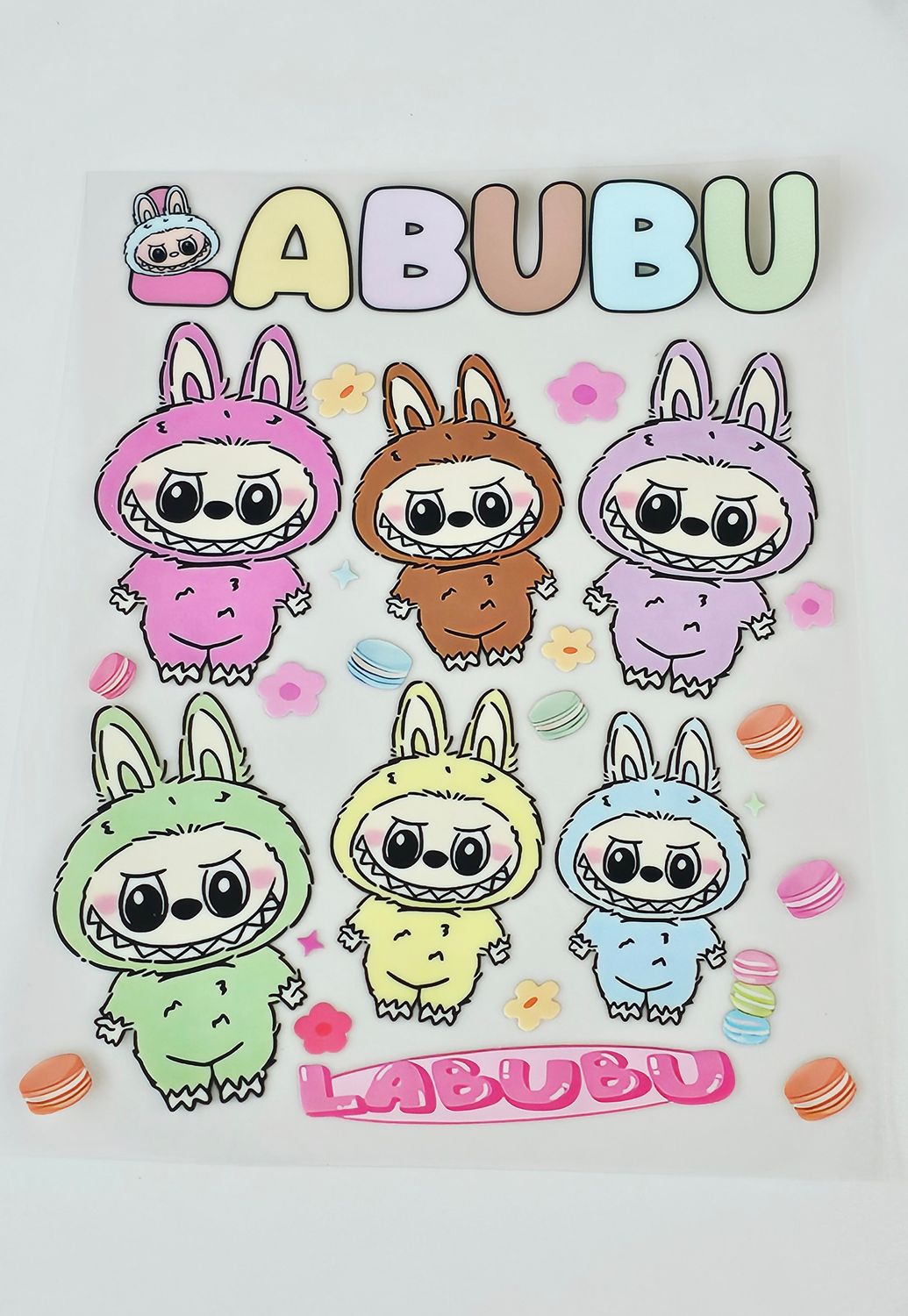 A5 Uv Dtf Wraps - Labubu