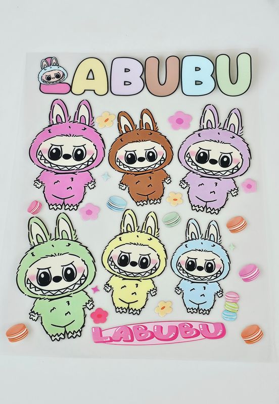 A5 Uv Dtf Wraps - Labubu