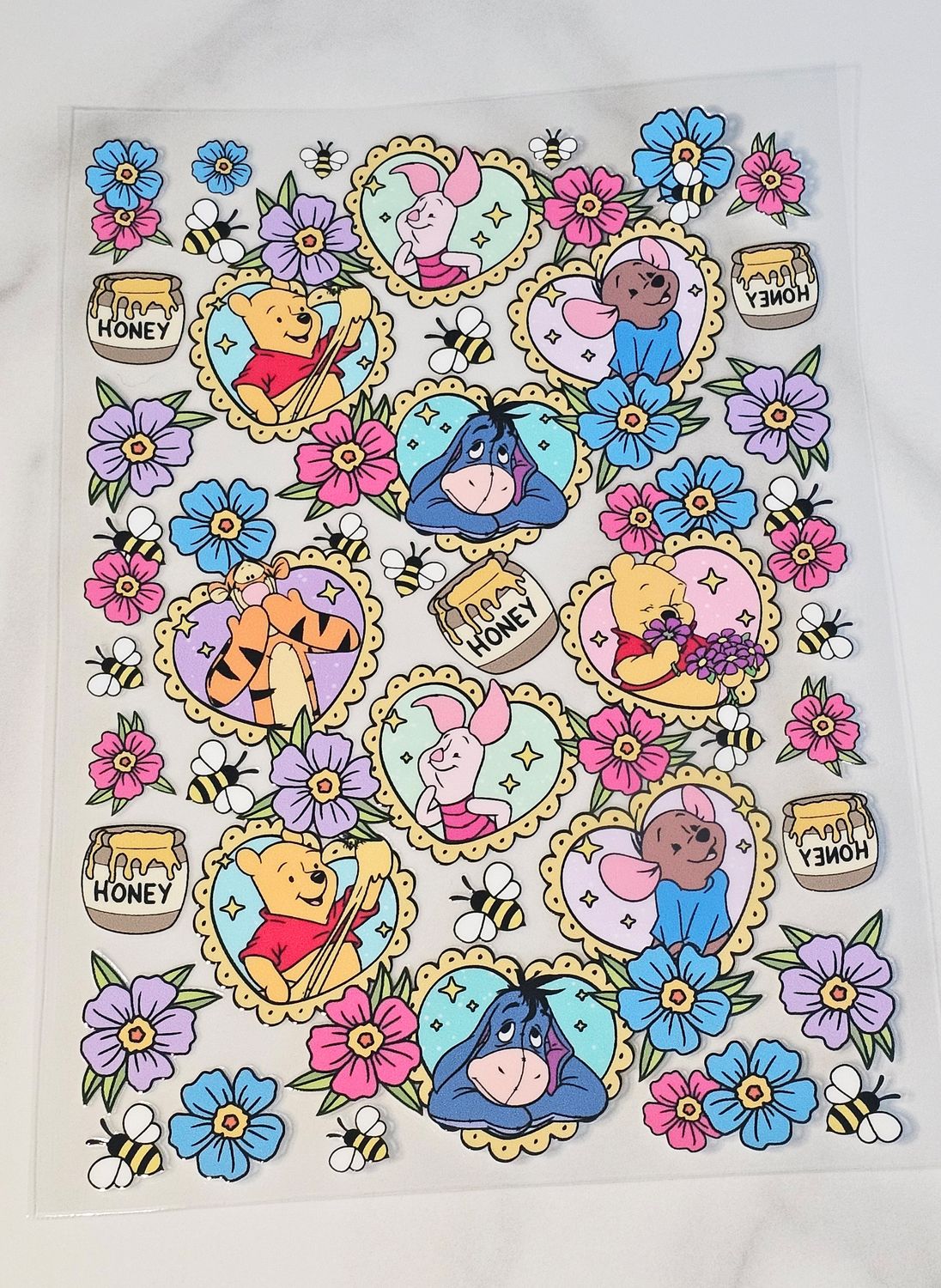 A5 Uv Dtf Wraps - Pooh &amp; Eeyore