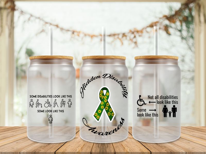 Double Sided Uv Dtf Wrap - Hidden Disability