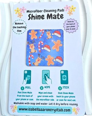 Shine Mate Microfiber Cleaning Pad – Single | Christmas Collection