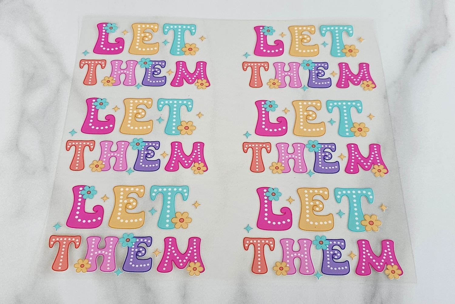 Affirmation Cutouts - Let them Colourful
