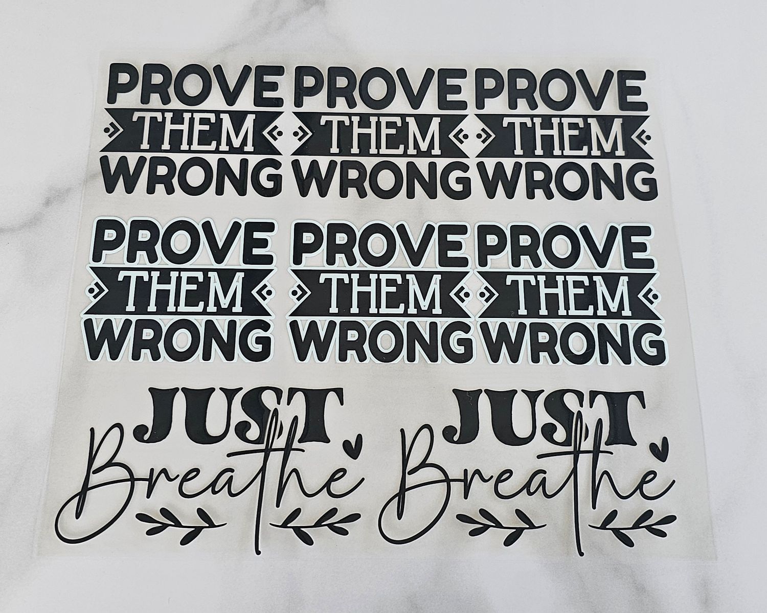 Affirmation Cutouts - Prove Them Wrong