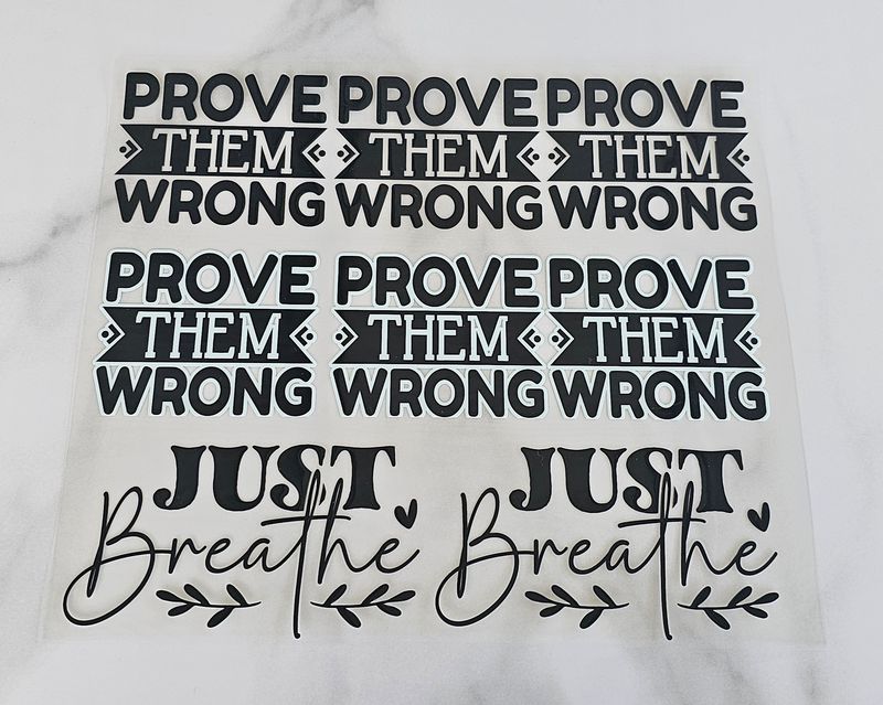 Affirmation Cutouts - Prove Them Wrong