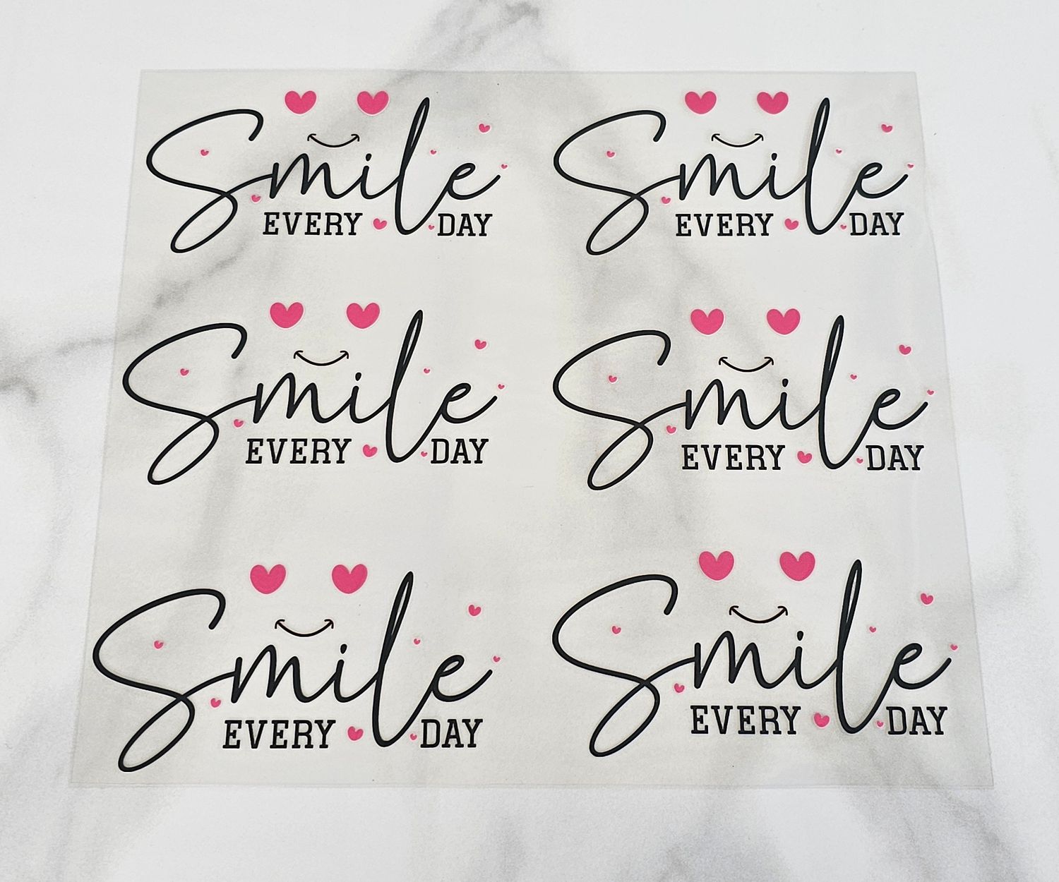 Affirmation Cutouts - Smile Every Day