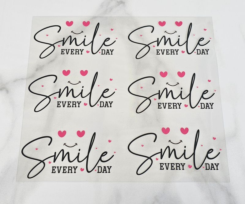 Affirmation Cutouts - Smile Every Day