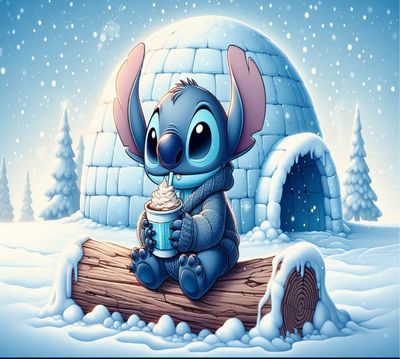 20oz Sublimation Tumbler Wrap Print - Stitch Igloo