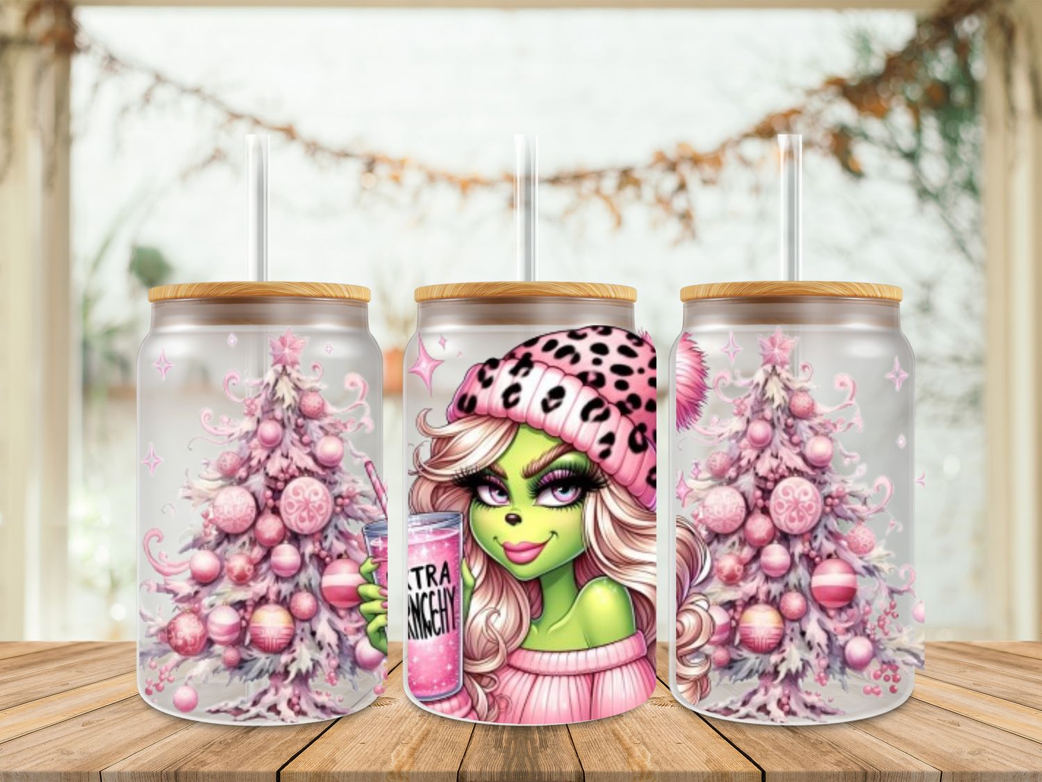 16oz Uv Dtf Wrap - Extra Grinchy